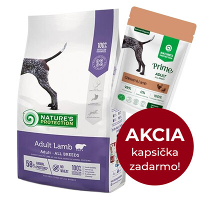 Natures P dog adult all breed lamb 12 kg