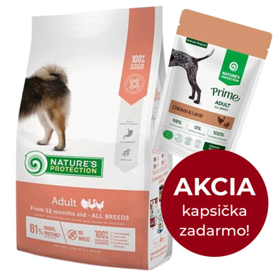 Natures P dog adult all breed poultry 12 kg