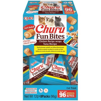 Pamlsok Inaba Churu Fun Bites cat tuniak 8 x 12 g