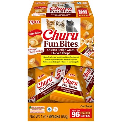 Pamlsok Inaba Churu Fun Bites dog kura so syrom 8 x 12 g