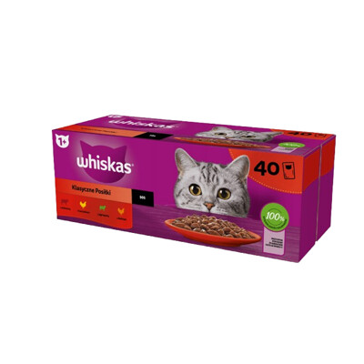 Whiskas kapsičky Klasický výber v šťave 40 x 85 g