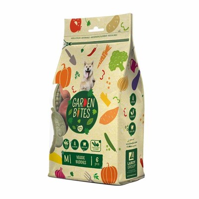 Pamlsok DUVO+ Garden Bites veggie buddies M 8,5 cm - 6 ks multicolour 270 g (M 8,5 cm - 6 ks)